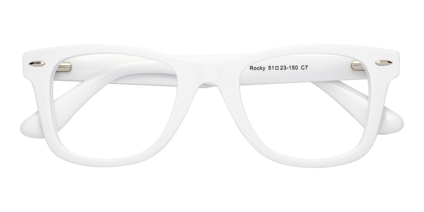Rocky - White Eyeglasses