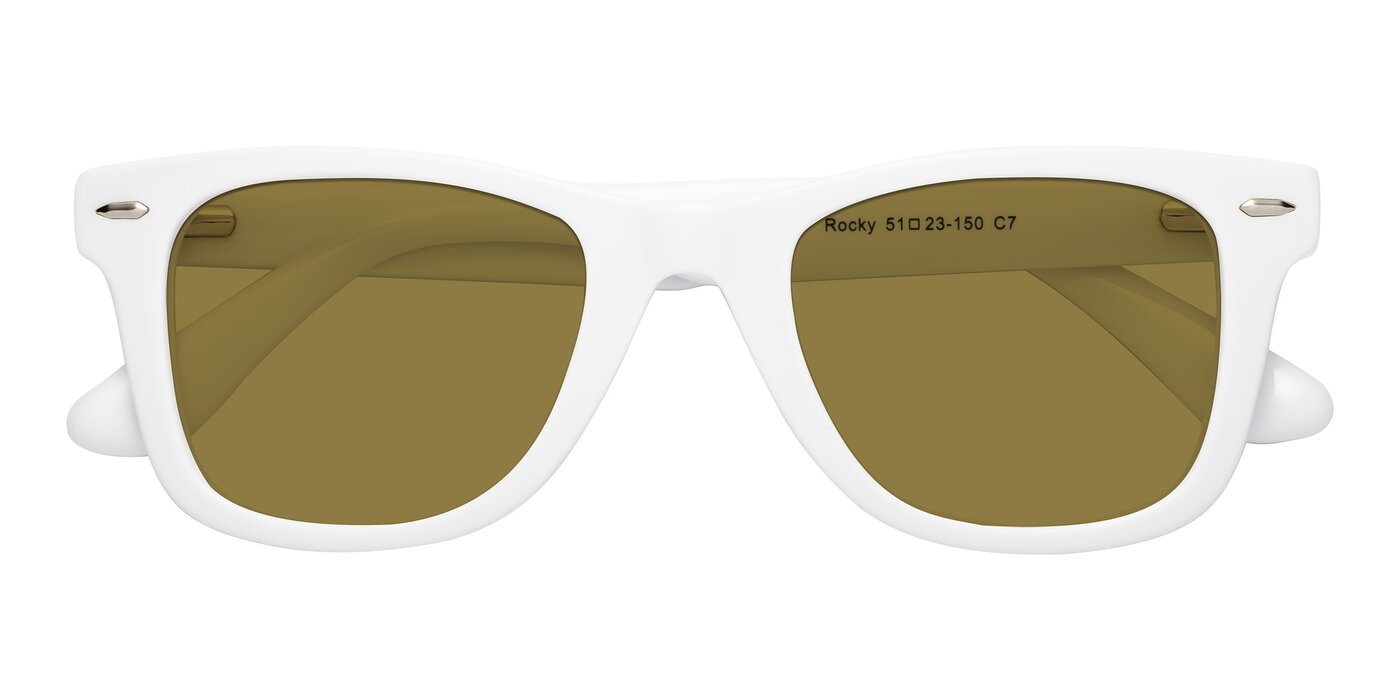 Rocky - White Polarized Sunglasses