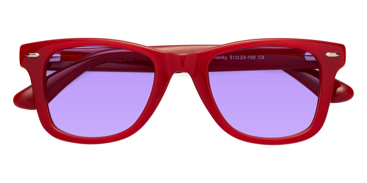 Rocky - Red Tinted Sunglasses