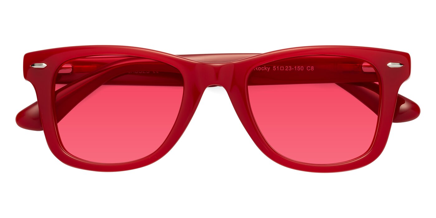 Rocky - Red Tinted Sunglasses