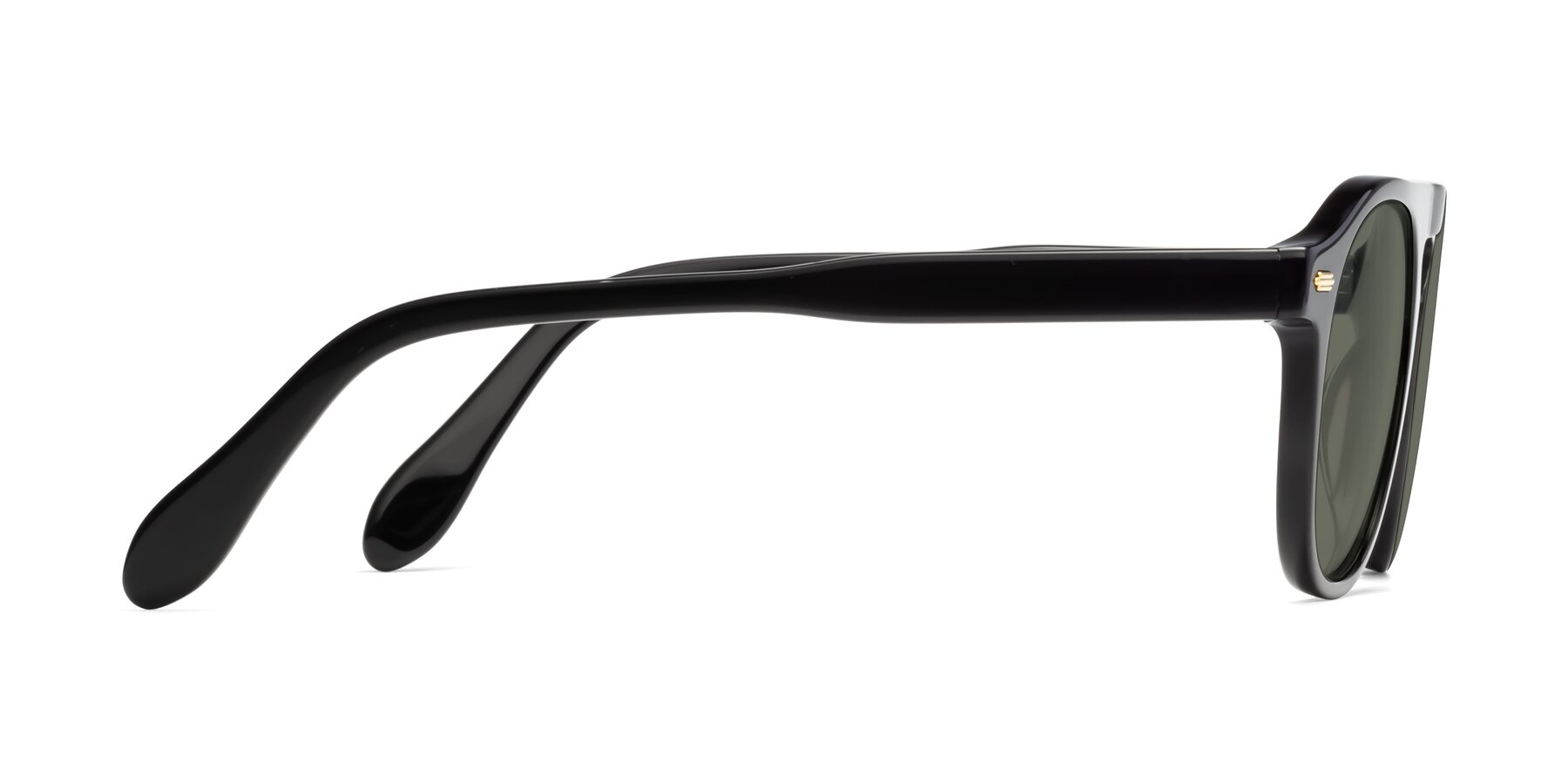 Side of Mufasa in Black with Gray Polarized Lenses