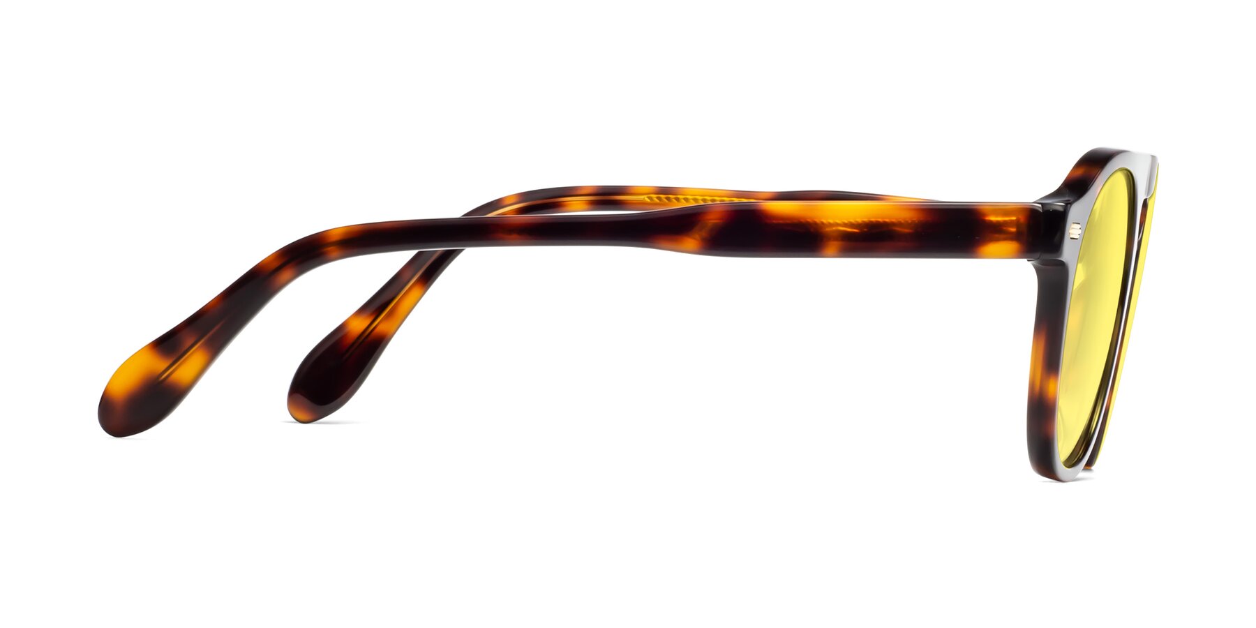 Side of Mufasa in Tortoise with Medium Yellow Tinted Lenses