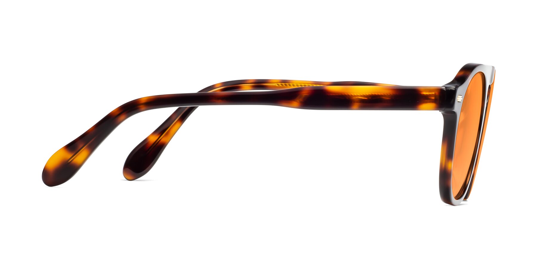 Side of Mufasa in Tortoise with Orange Tinted Lenses