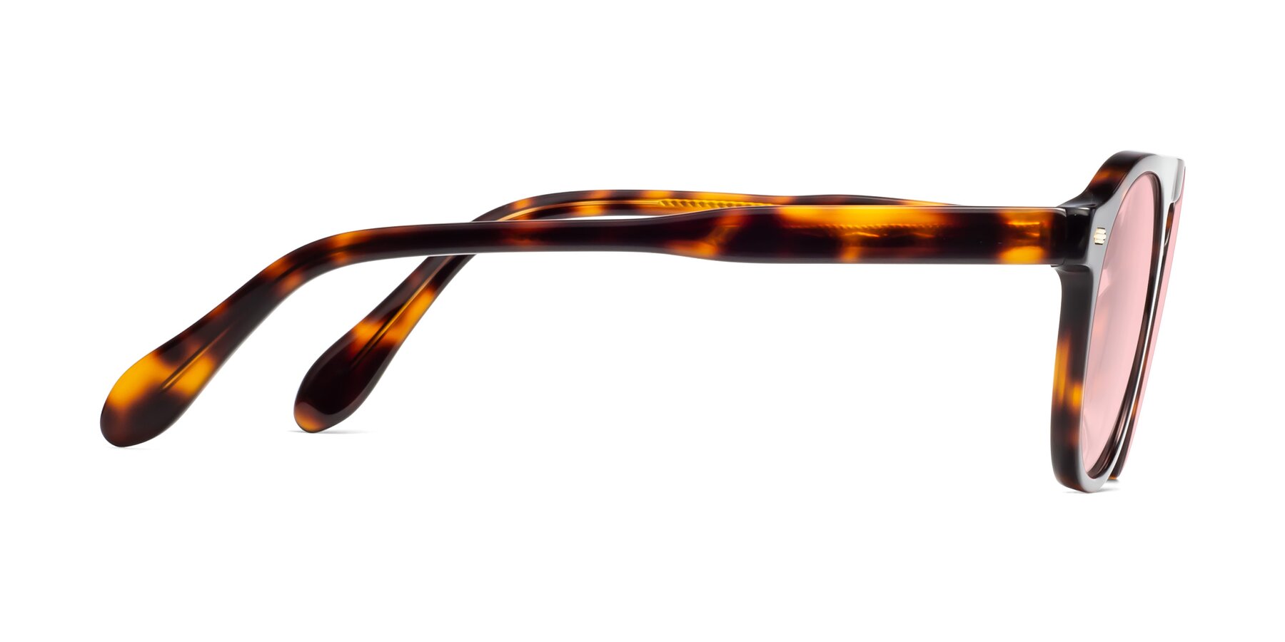 Side of Mufasa in Tortoise with Light Garnet Tinted Lenses