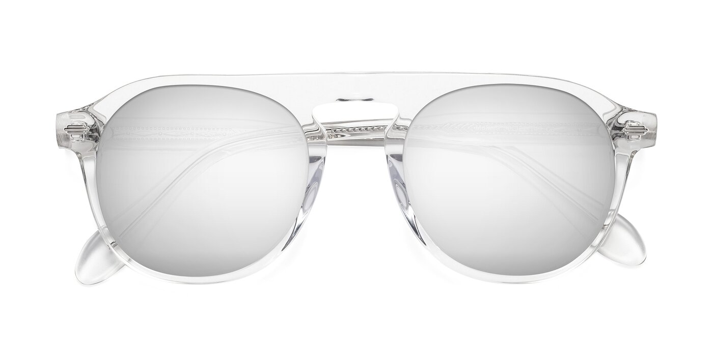 Mufasa - Clear Flash Mirrored Sunglasses