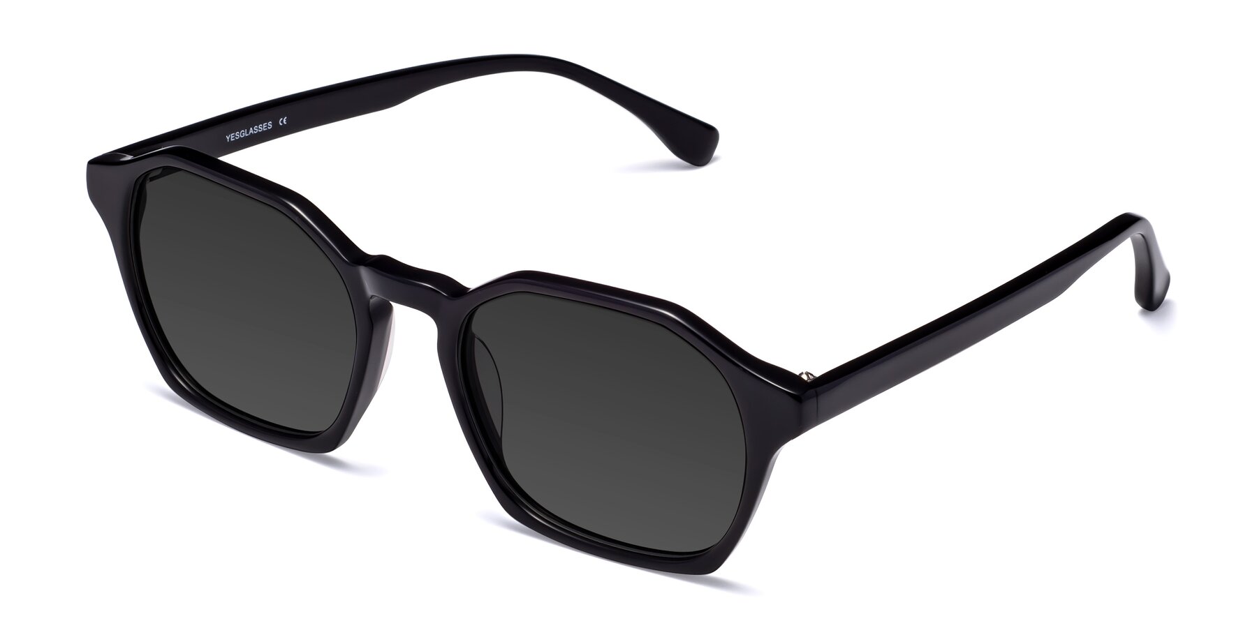 Angle of Stoltz in Black with Gray Tinted Lenses