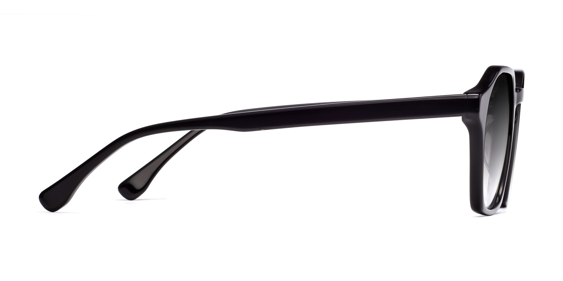 Side of Stoltz in Black with Gray Gradient Lenses