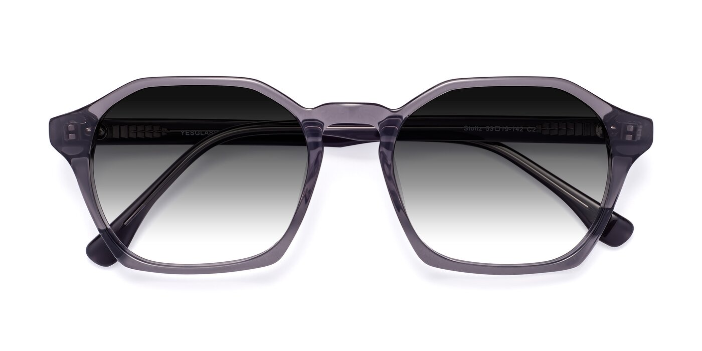 Stoltz - Translucent Gray Gradient Sunglasses