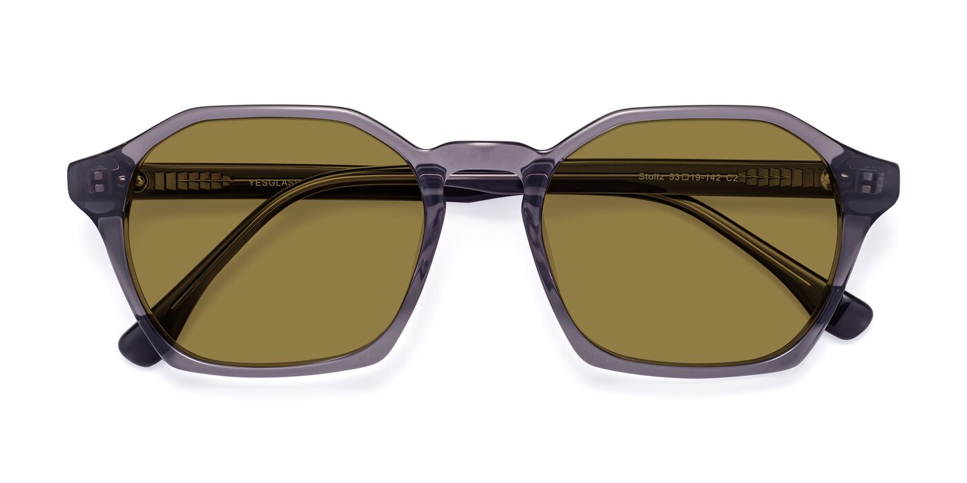 Stoltz - Translucent Gray Polarized Sunglasses
