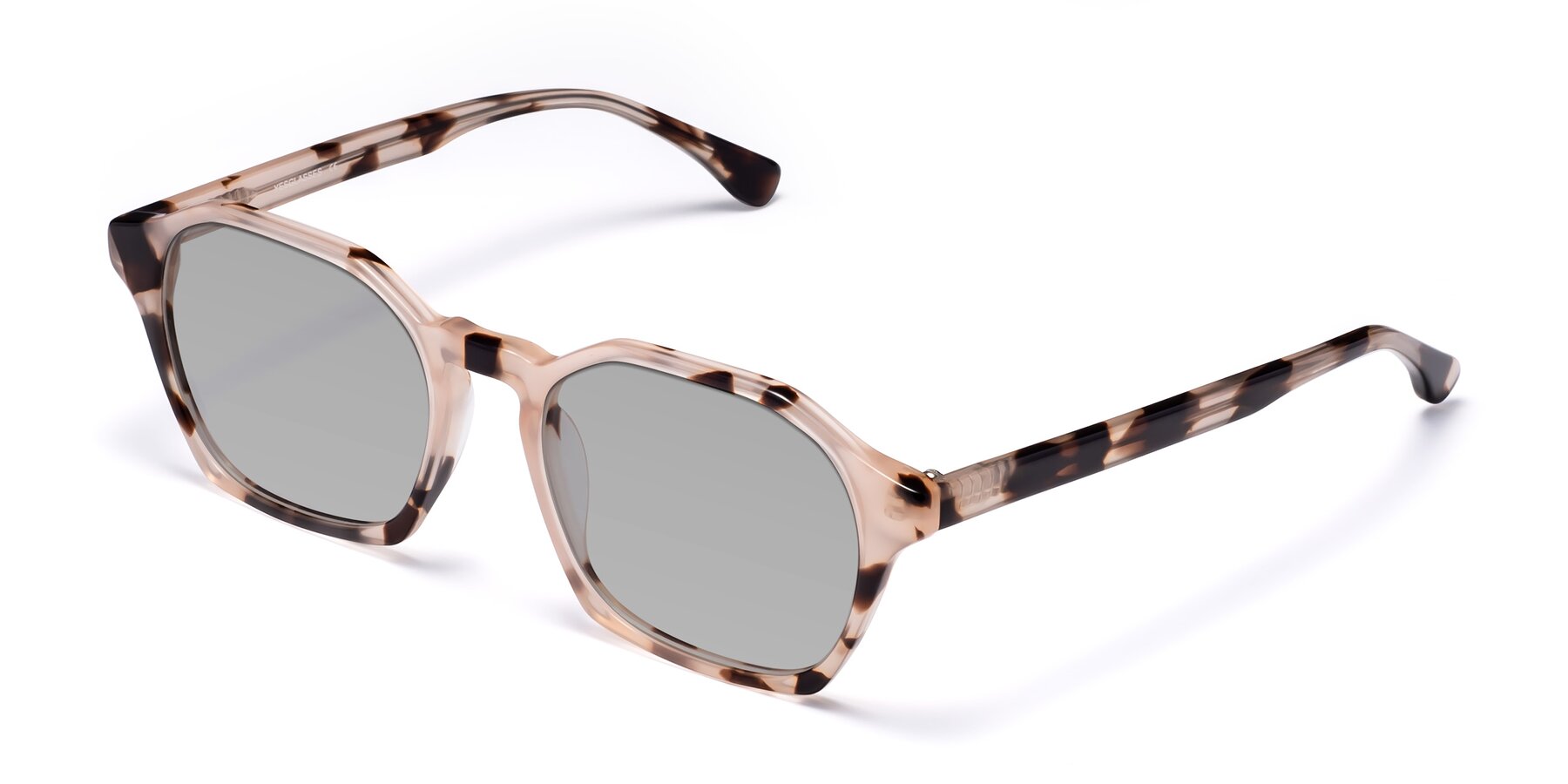 Angle of Stoltz in Leopard-Print with Light Gray Tinted Lenses