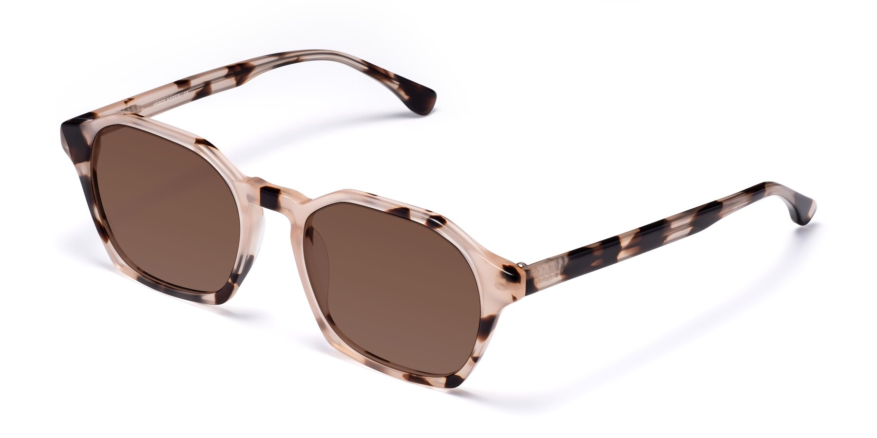 Angle of Stoltz in Leopard-Print with Brown Tinted Lenses