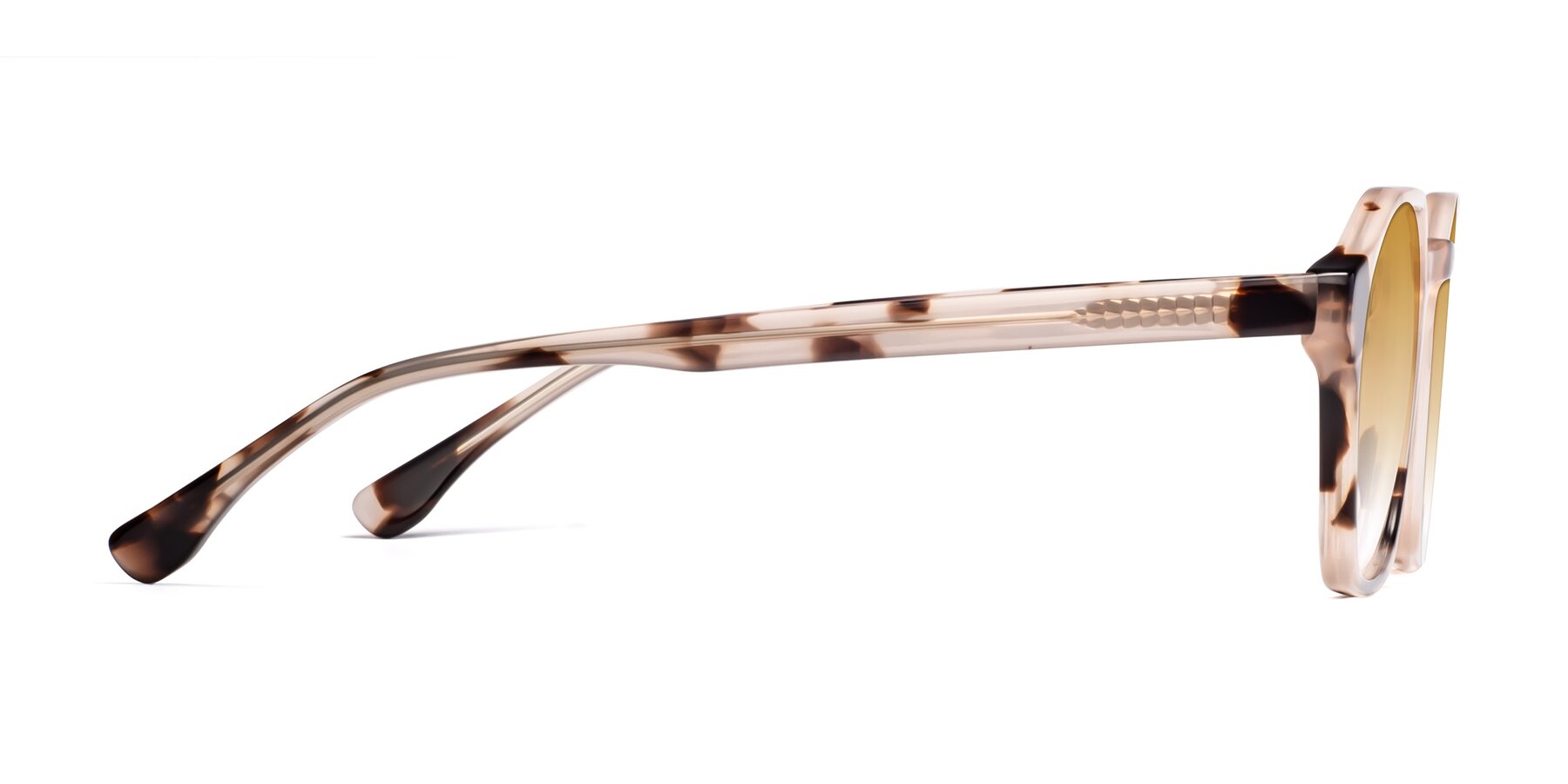 Side of Stoltz in Leopard-Print with Champagne Gradient Lenses