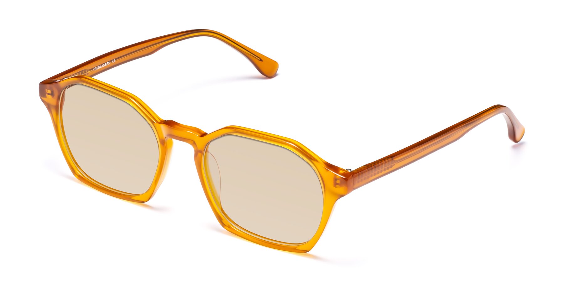 Angle of Stoltz in Brown with Light Brown Tinted Lenses
