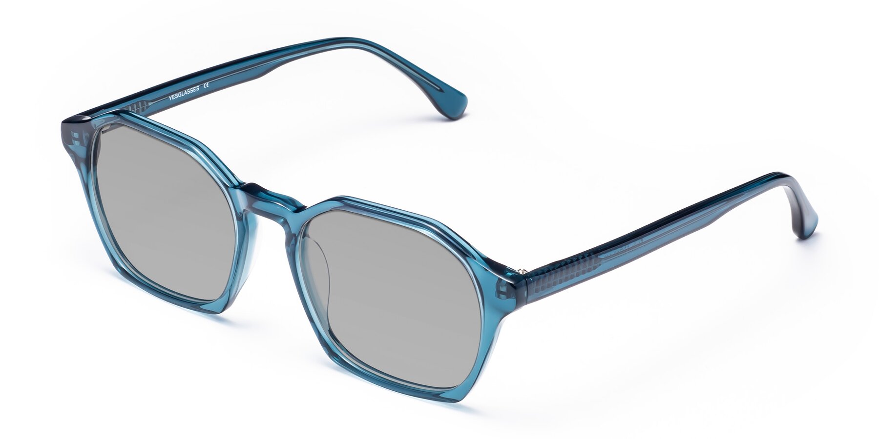 Angle of Stoltz in Ink Blue with Light Gray Tinted Lenses