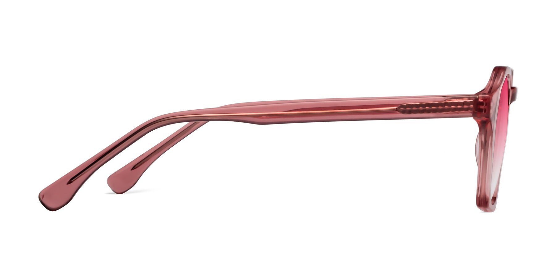 Side of Stoltz in Pink with Pink Gradient Lenses