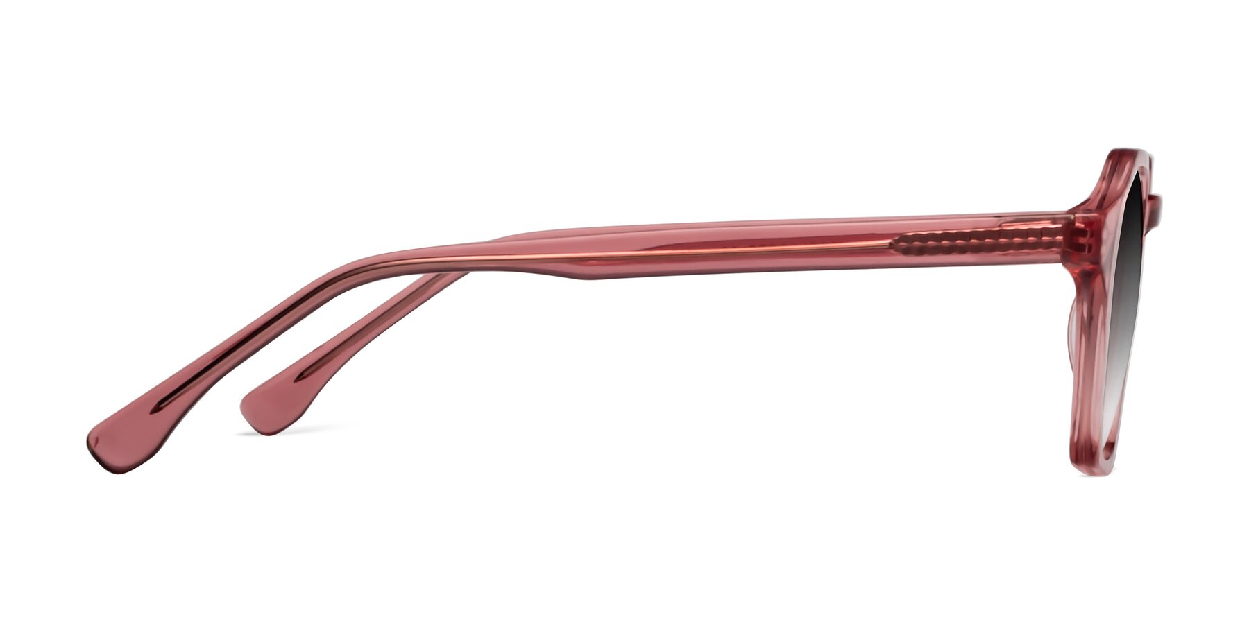 Side of Stoltz in Pink with Gray Gradient Lenses
