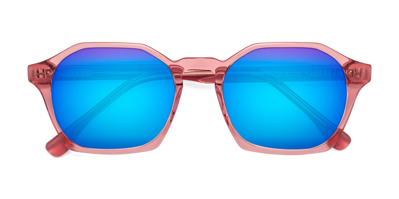 Stoltz - Pink Flash Mirrored Sunglasses