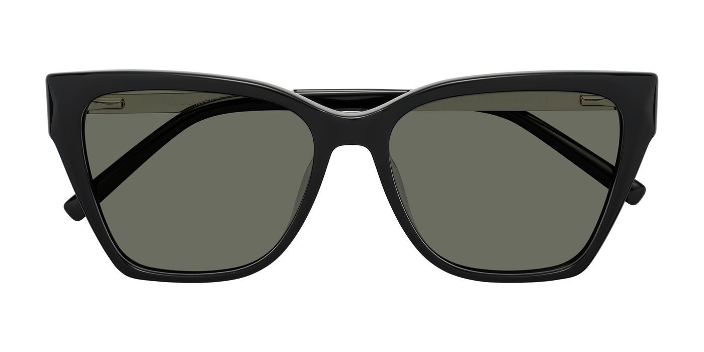 Swartz - Black Polarized Sunglasses