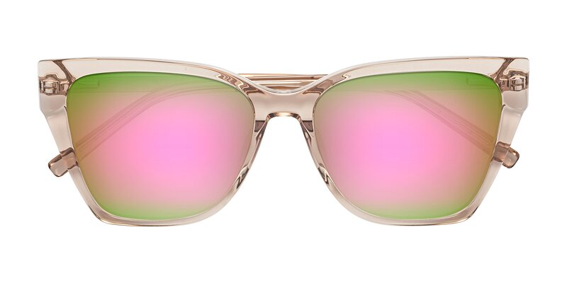 Swartz - Amber Flash Mirrored Sunglasses