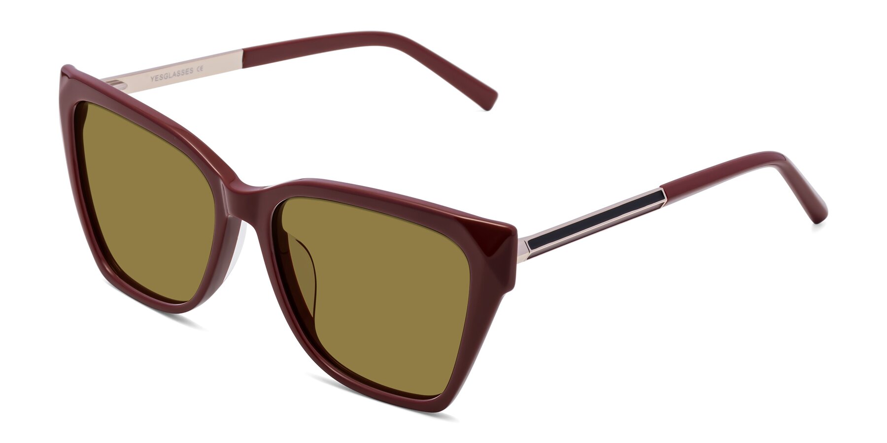 Angle of Swartz in Wine with Brown Polarized Lenses
