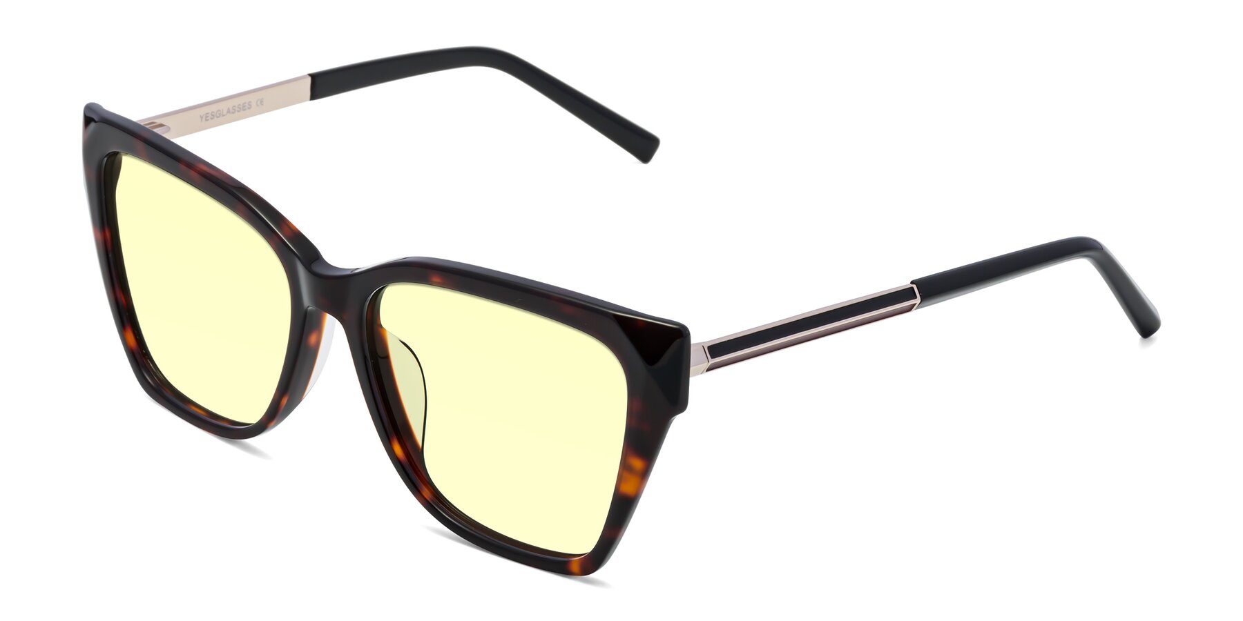 Angle of Swartz in Tortoise with Light Yellow Tinted Lenses