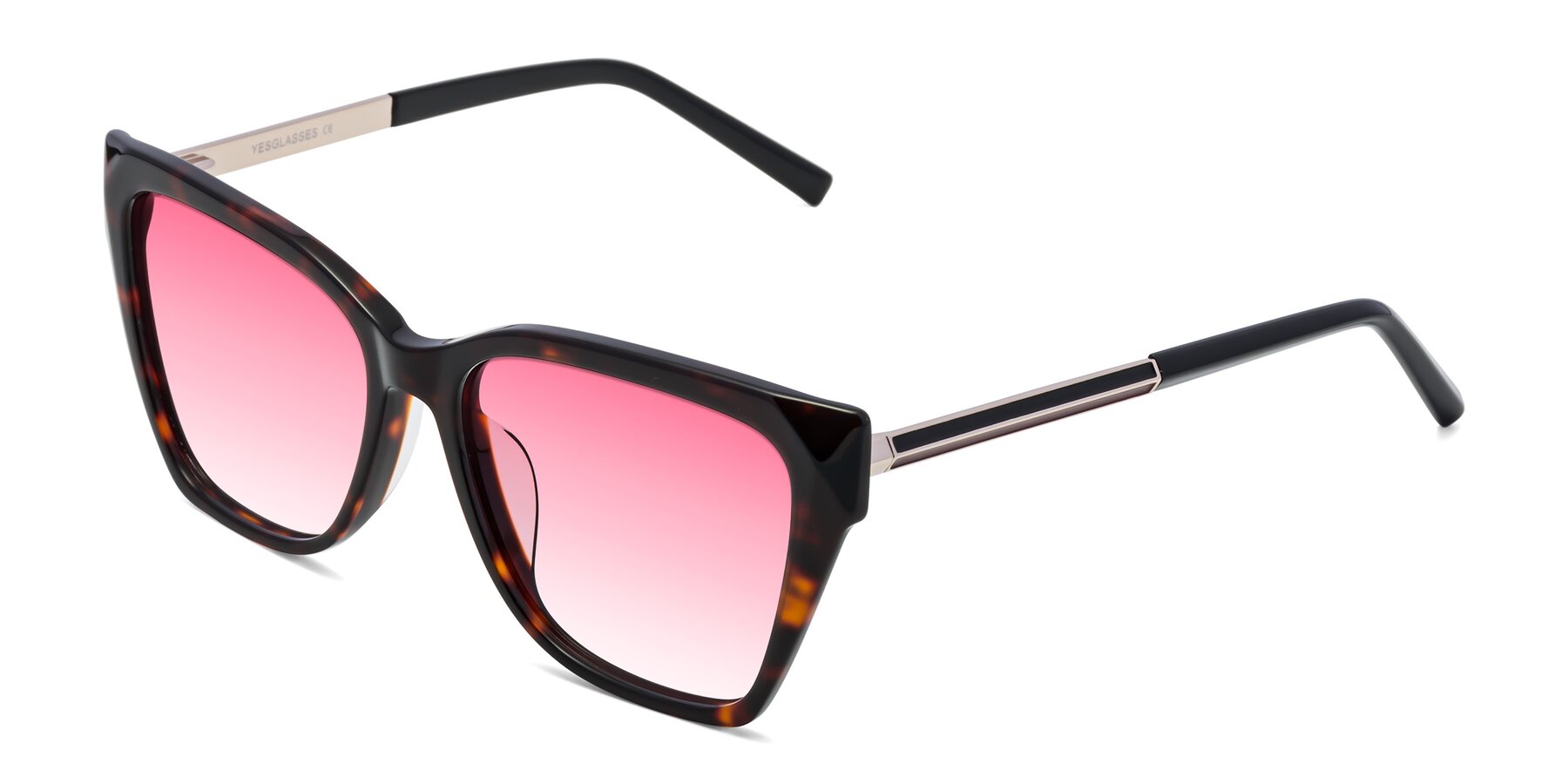 Angle of Swartz in Tortoise with Pink Gradient Lenses