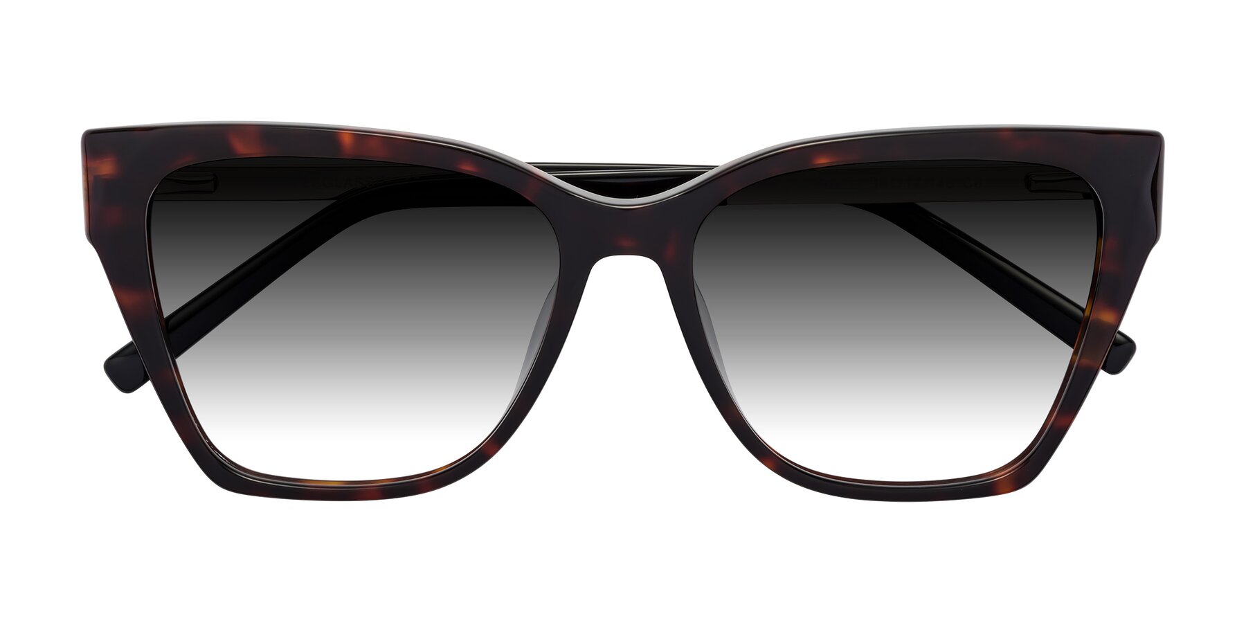 Folded Front of Swartz in Tortoise with Gray Gradient Lenses