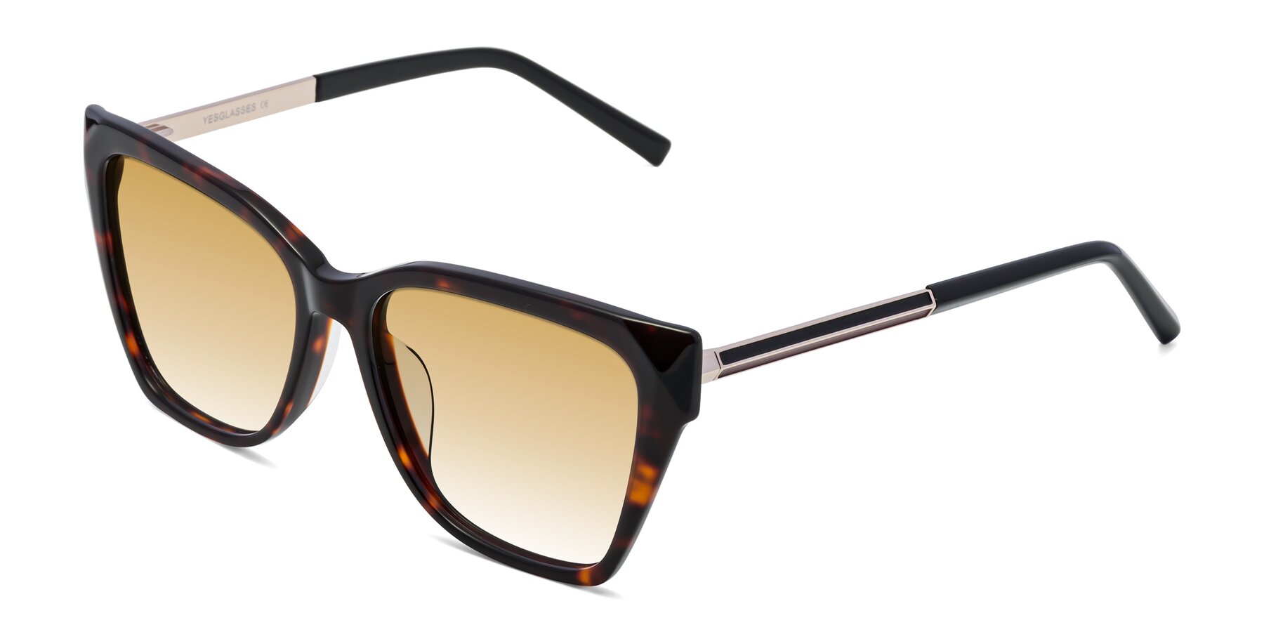 Angle of Swartz in Tortoise with Champagne Gradient Lenses