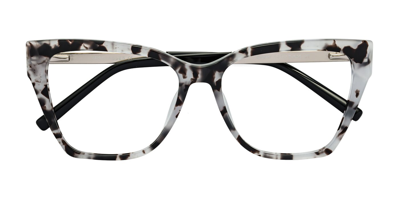 Swartz - White Tortoise Eyeglasses