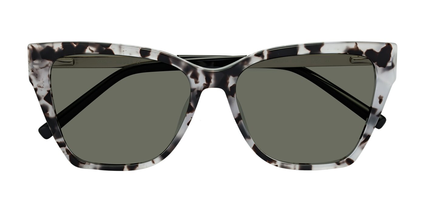 Swartz - White Tortoise Polarized Sunglasses