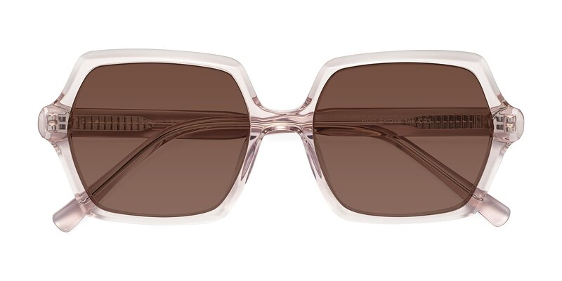 Melanie - Transparent Pink Tinted Sunglasses