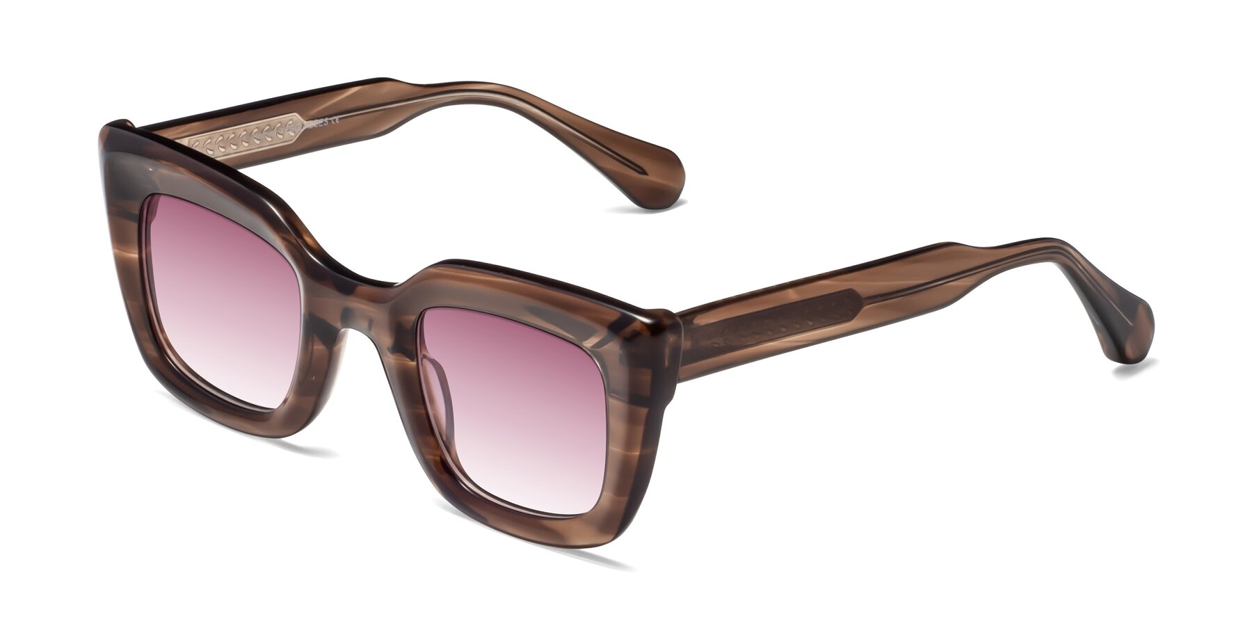 Angle of Homan in Chocolate with Wine Gradient Lenses