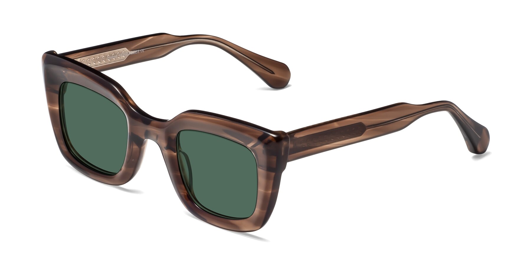 Angle of Homan in Chocolate with Green Polarized Lenses