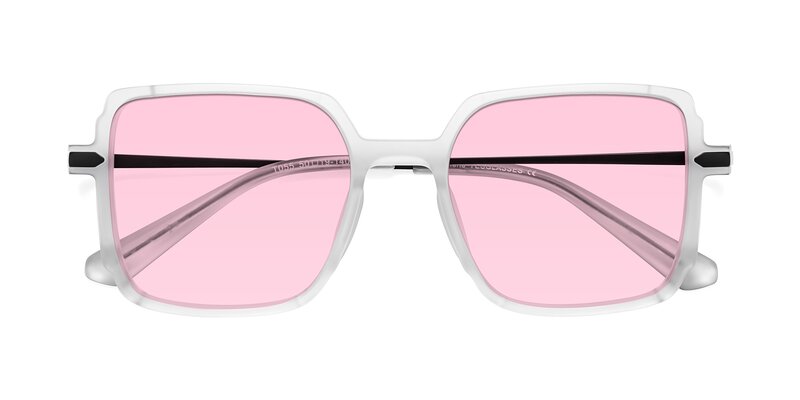 Darlene - White Tinted Sunglasses
