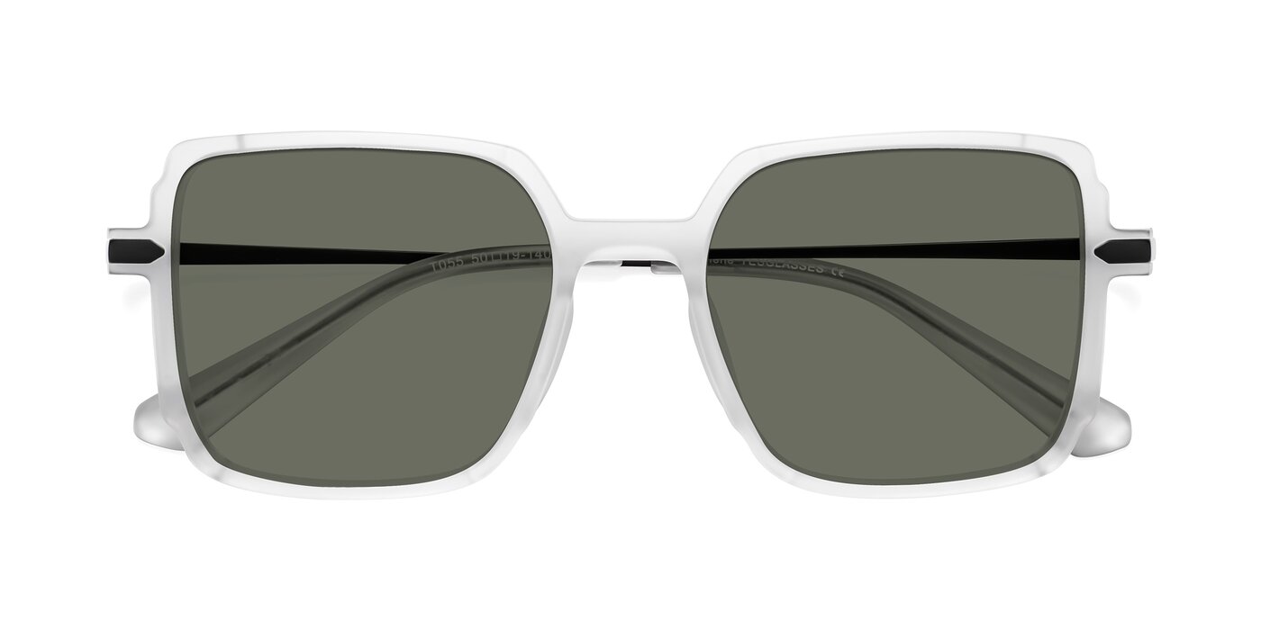 Darlene - White Polarized Sunglasses