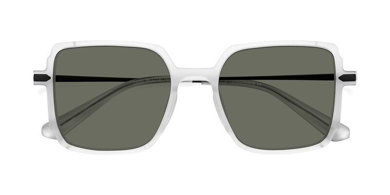 Darlene - White Polarized Sunglasses