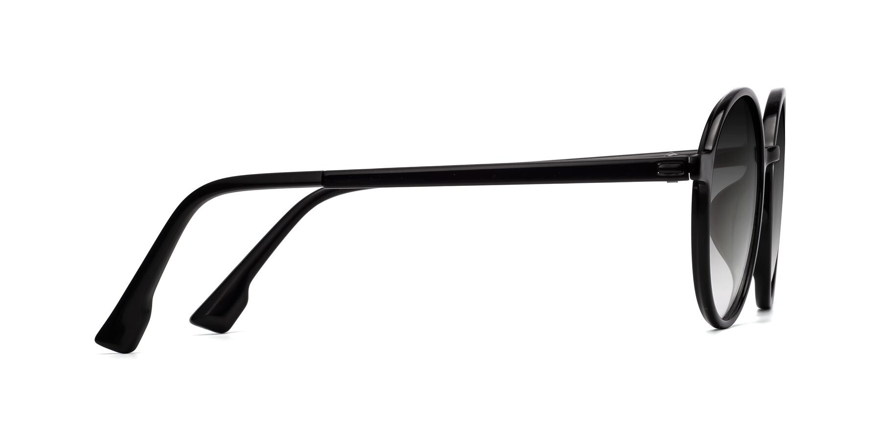 Side of Howard in Black with Gray Gradient Lenses
