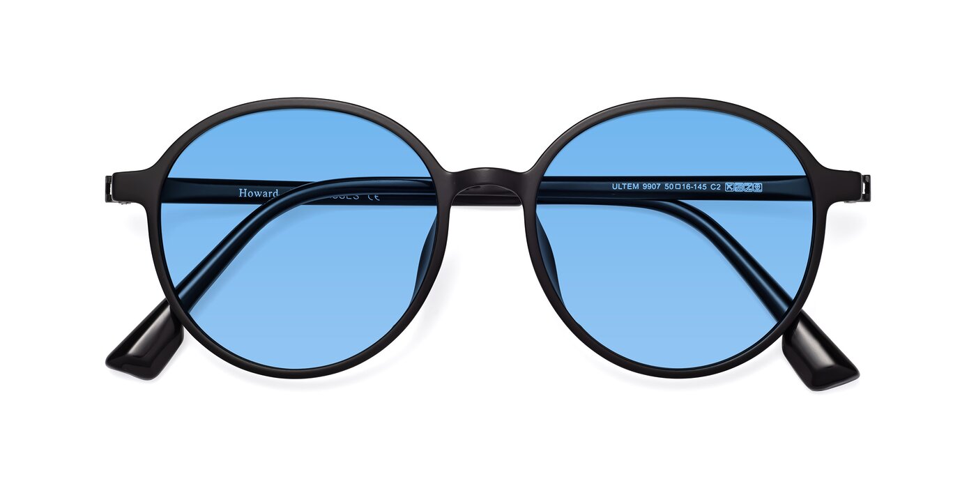Howard - Matte Black Tinted Sunglasses