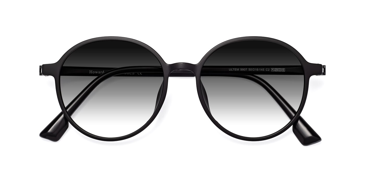 Howard - Matte Black Gradient Sunglasses