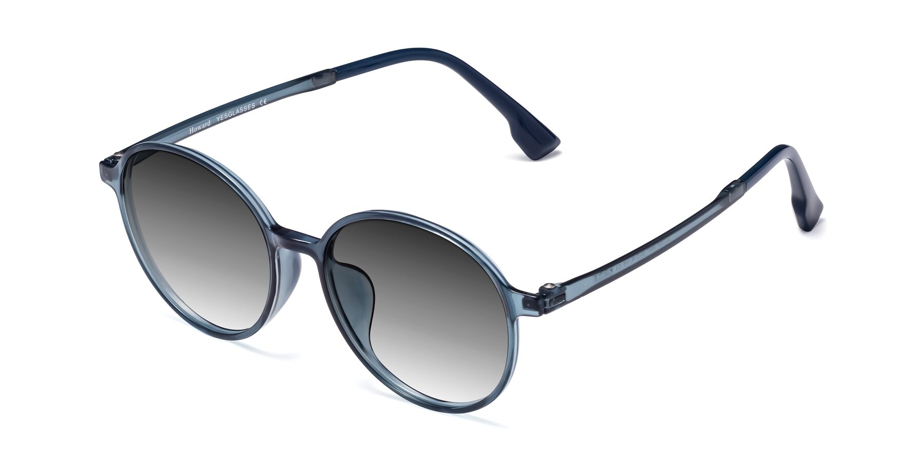 Angle of Howard in Deep Sky Blue with Gray Gradient Lenses