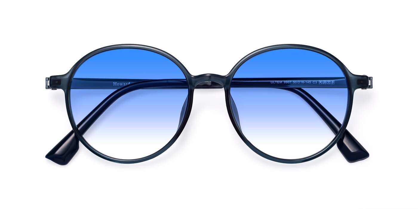 Howard - Deep Sky Blue Gradient Sunglasses