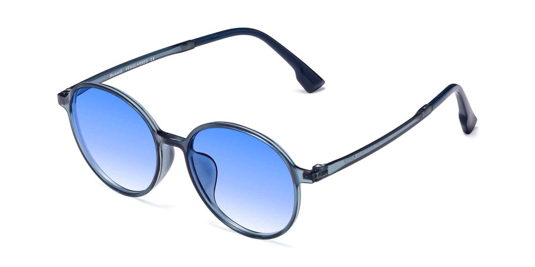 Angle of Howard in Deep Sky Blue with Blue Gradient Lenses