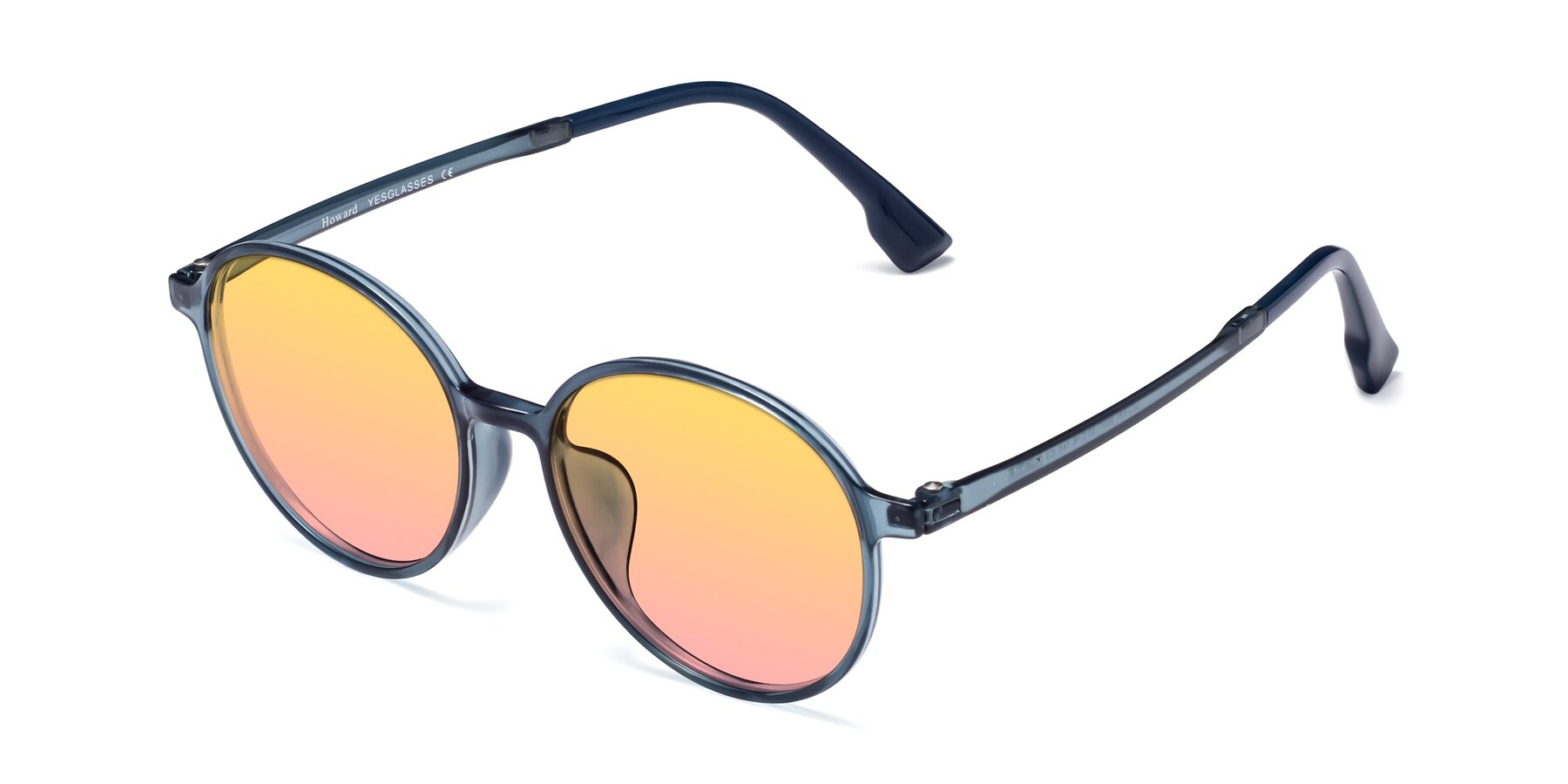 Angle of Howard in Deep Sky Blue with Yellow / Pink Gradient Lenses