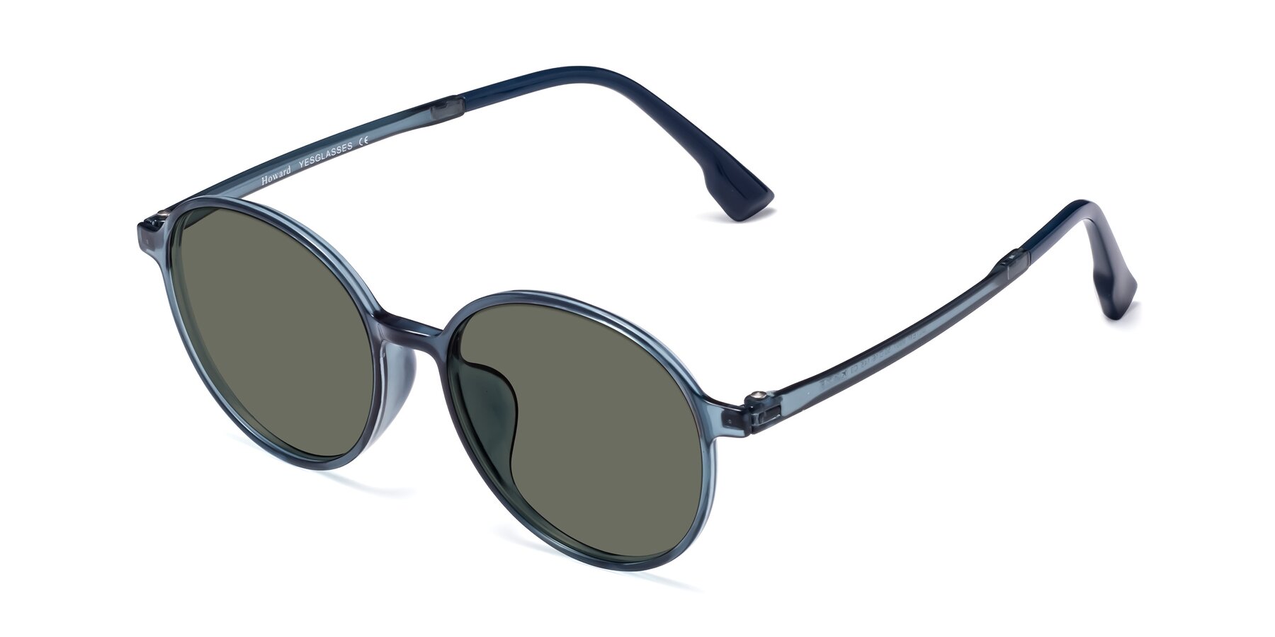 Angle of Howard in Deep Sky Blue with Gray Polarized Lenses