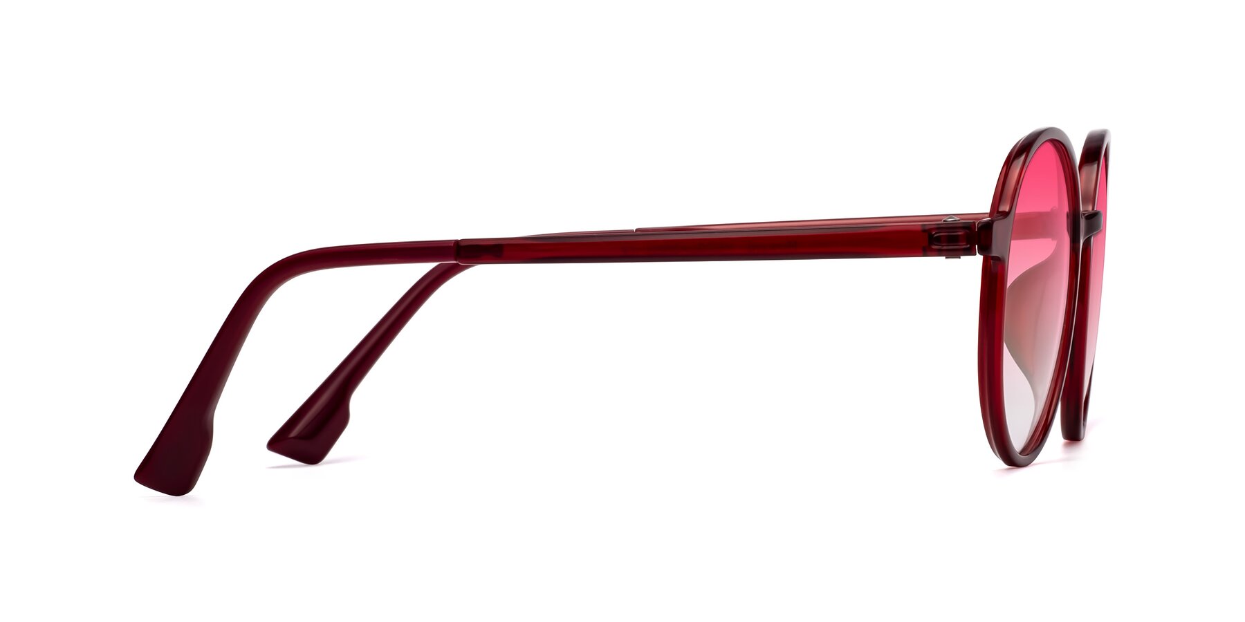 Side of Howard in Wine with Pink Gradient Lenses