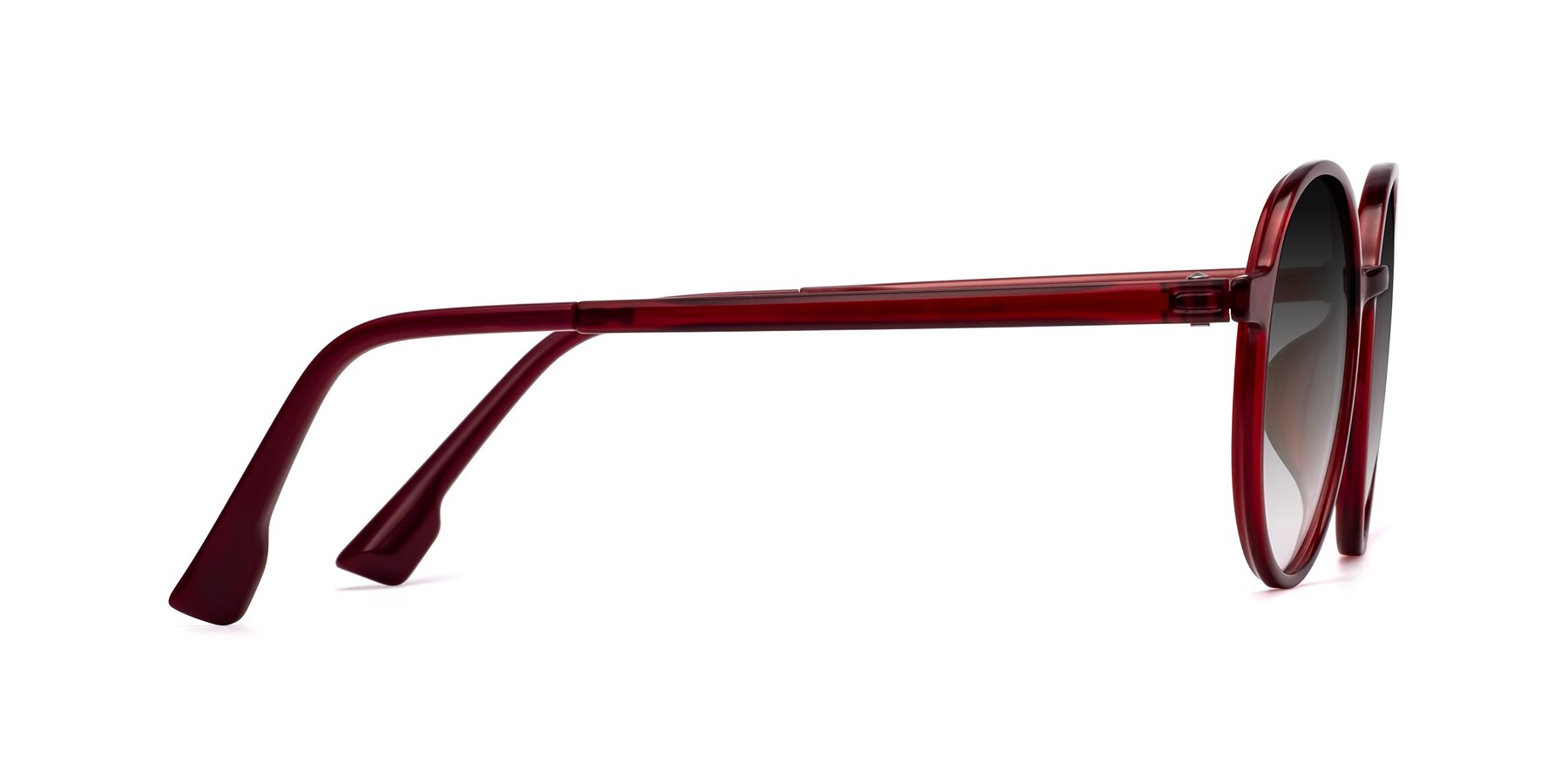 Side of Howard in Wine with Gray Gradient Lenses