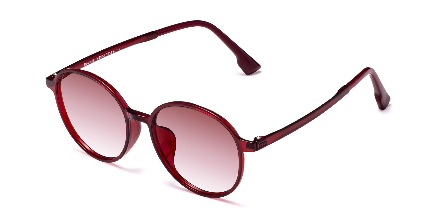 Angle of Howard in Wine with Garnet Gradient Lenses