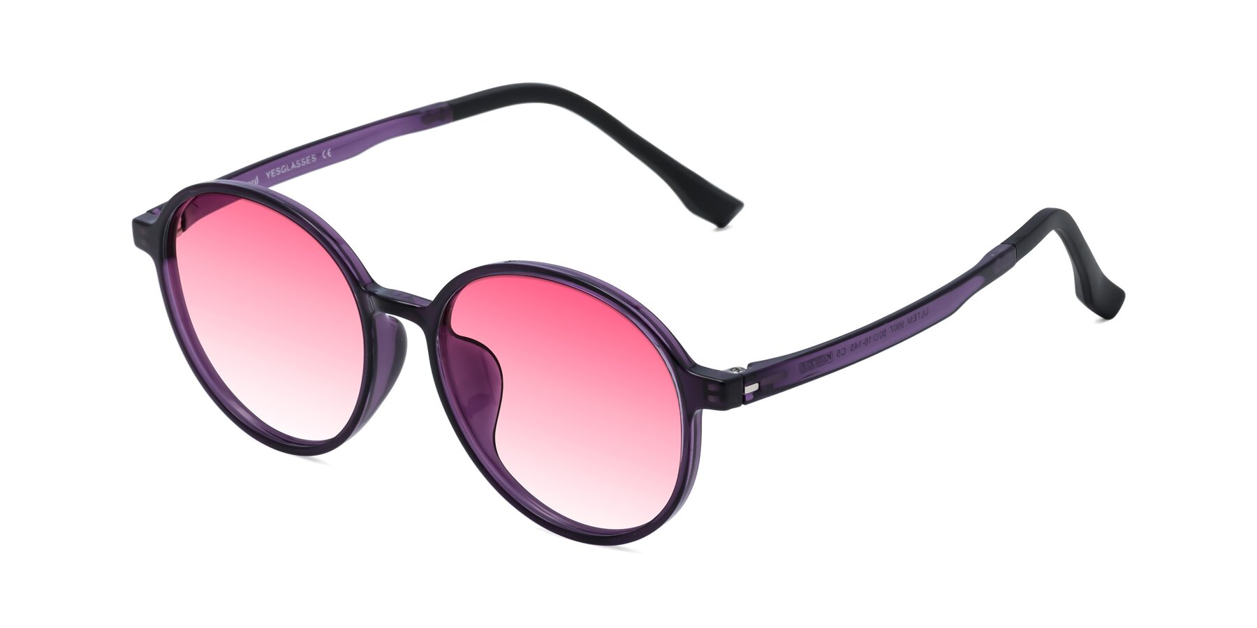 Angle of Howard in Purple with Pink Gradient Lenses