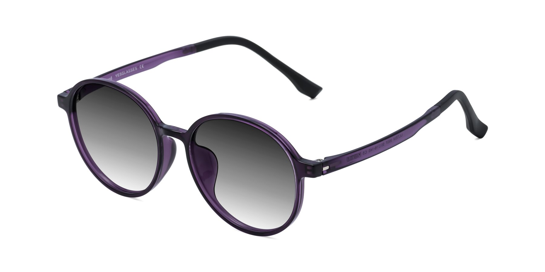 Angle of Howard in Purple with Gray Gradient Lenses