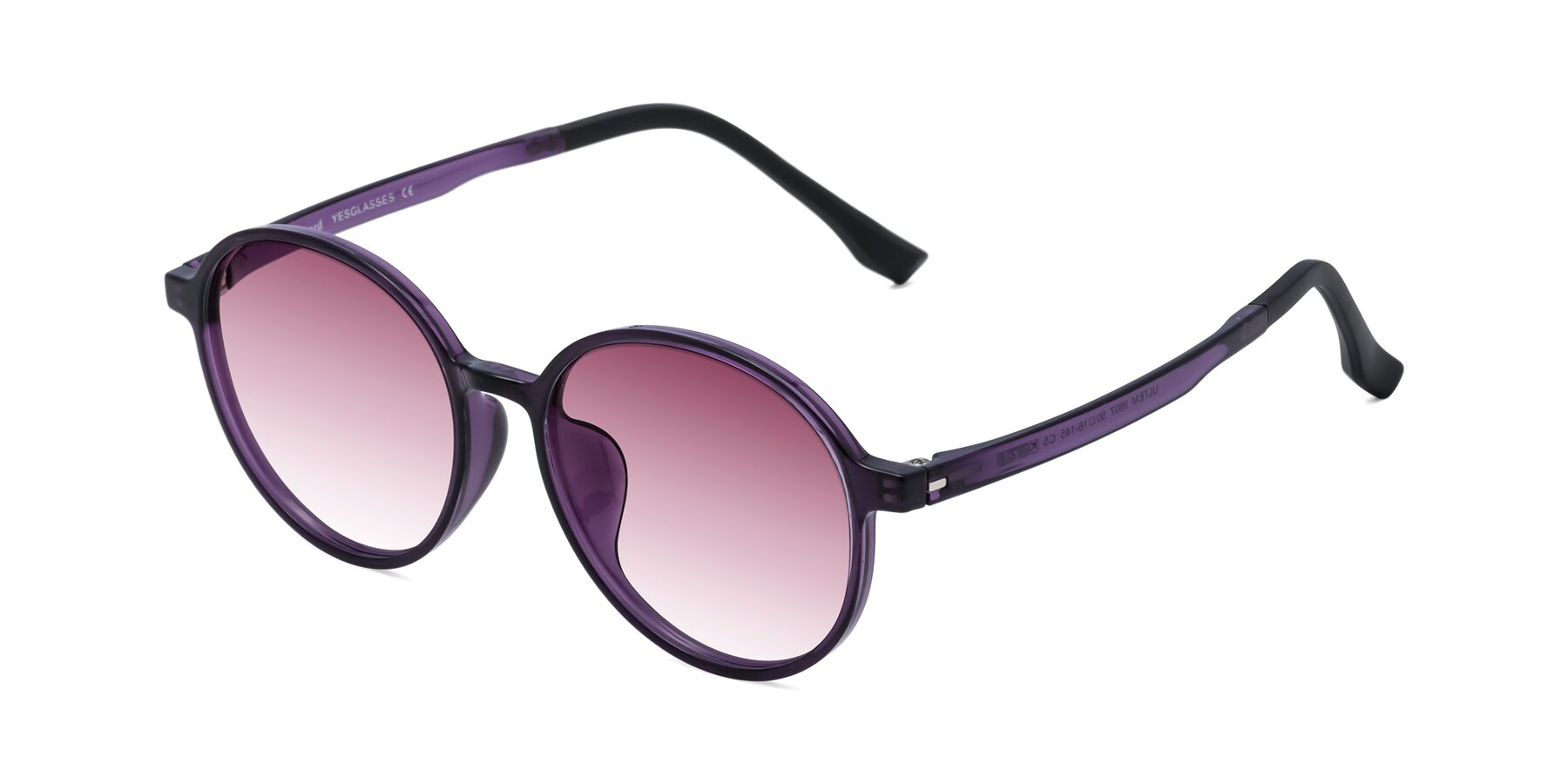 Angle of Howard in Purple with Wine Gradient Lenses